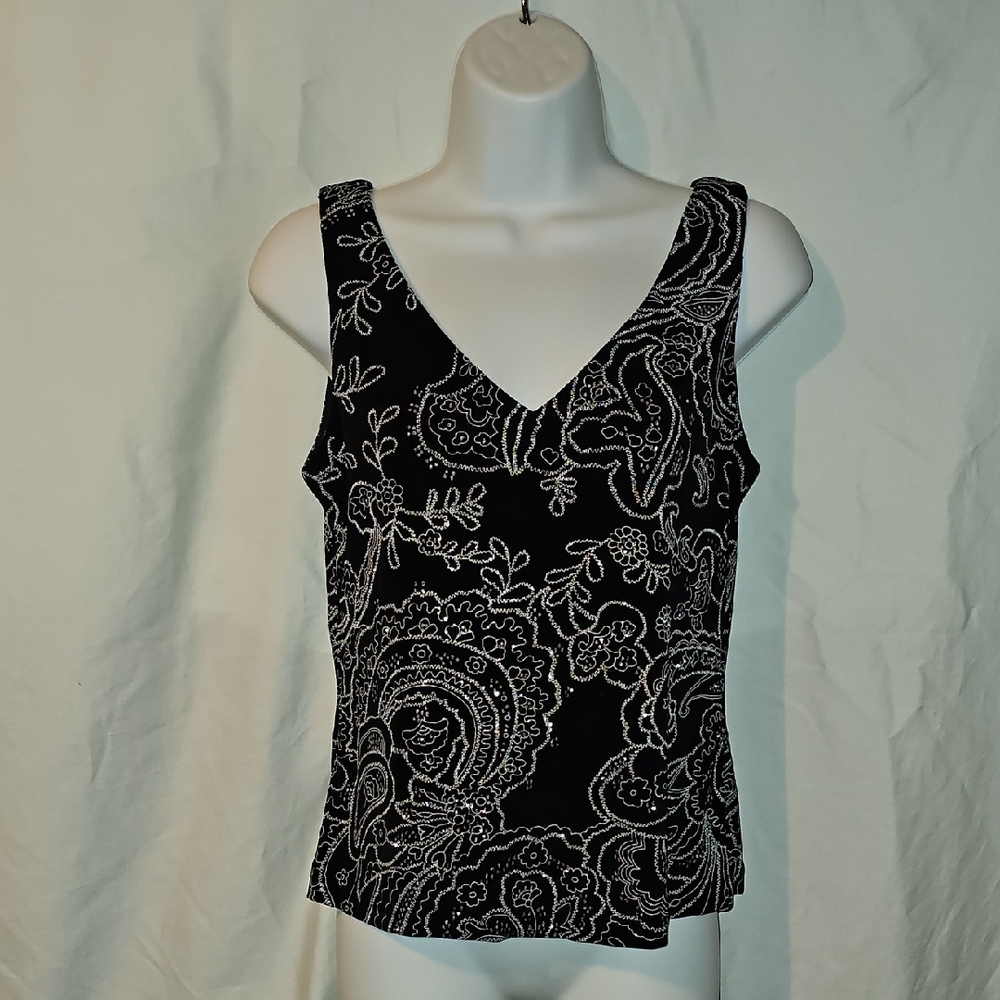 Xscape By Joanna Chen Sleeveless Top